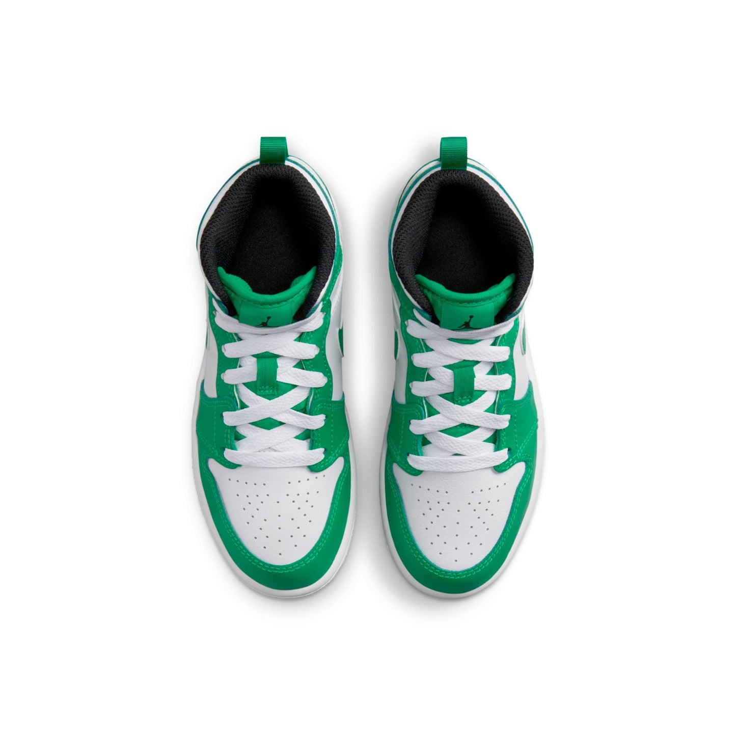 Preschool Air Jordan Retro 1 Mid 'Lucky Green' (Ps)