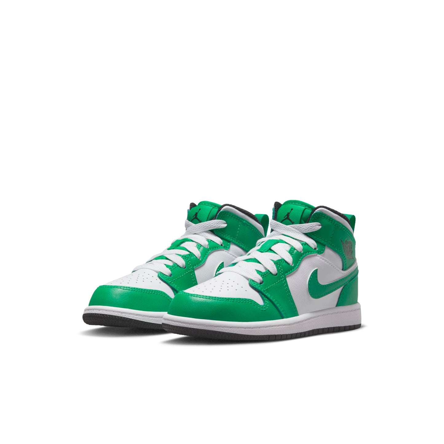 Preschool Air Jordan Retro 1 Mid 'Lucky Green' (Ps)