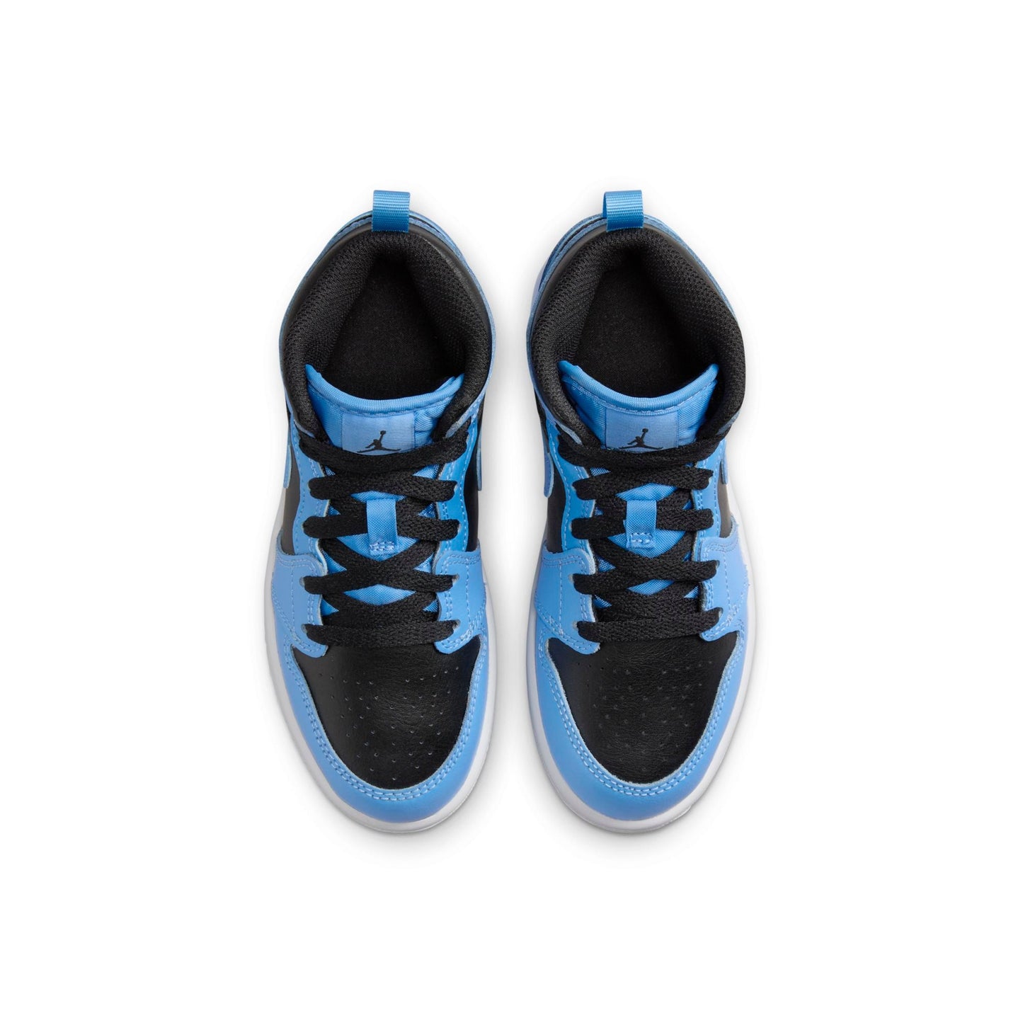 Preschool Air Jordan Retro 1 Mid 'University Blue Black (Ps)'