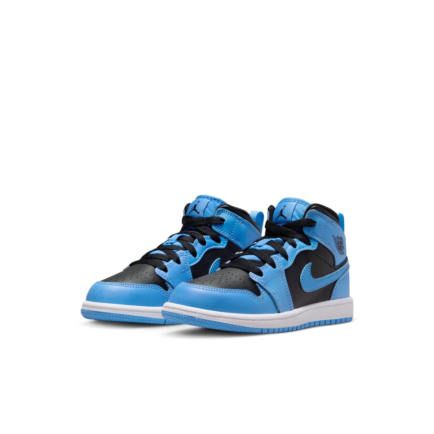Preschool Air Jordan Retro 1 Mid 'University Blue Black (Ps)'