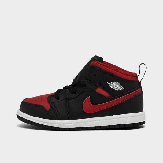 [dq8425-067] Toddlers Air Jordan Retro 1 Mid 'bred Twist'
