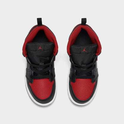 [dq8425-067] Toddlers Air Jordan Retro 1 Mid 'bred Twist'