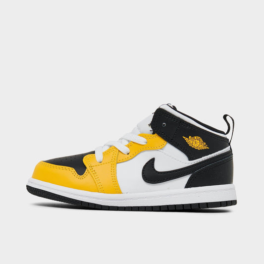 Toddlers Air Jordan Retro 1 Mid 'Yellow Ochre (Td)' - DQ8425-701