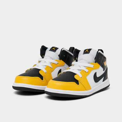 Toddlers Air Jordan Retro 1 Mid 'Yellow Ochre (Td)' - DQ8425-701