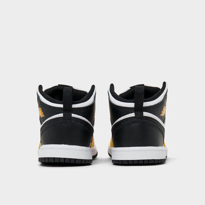 Toddlers Air Jordan Retro 1 Mid 'Yellow Ochre (Td)' - DQ8425-701