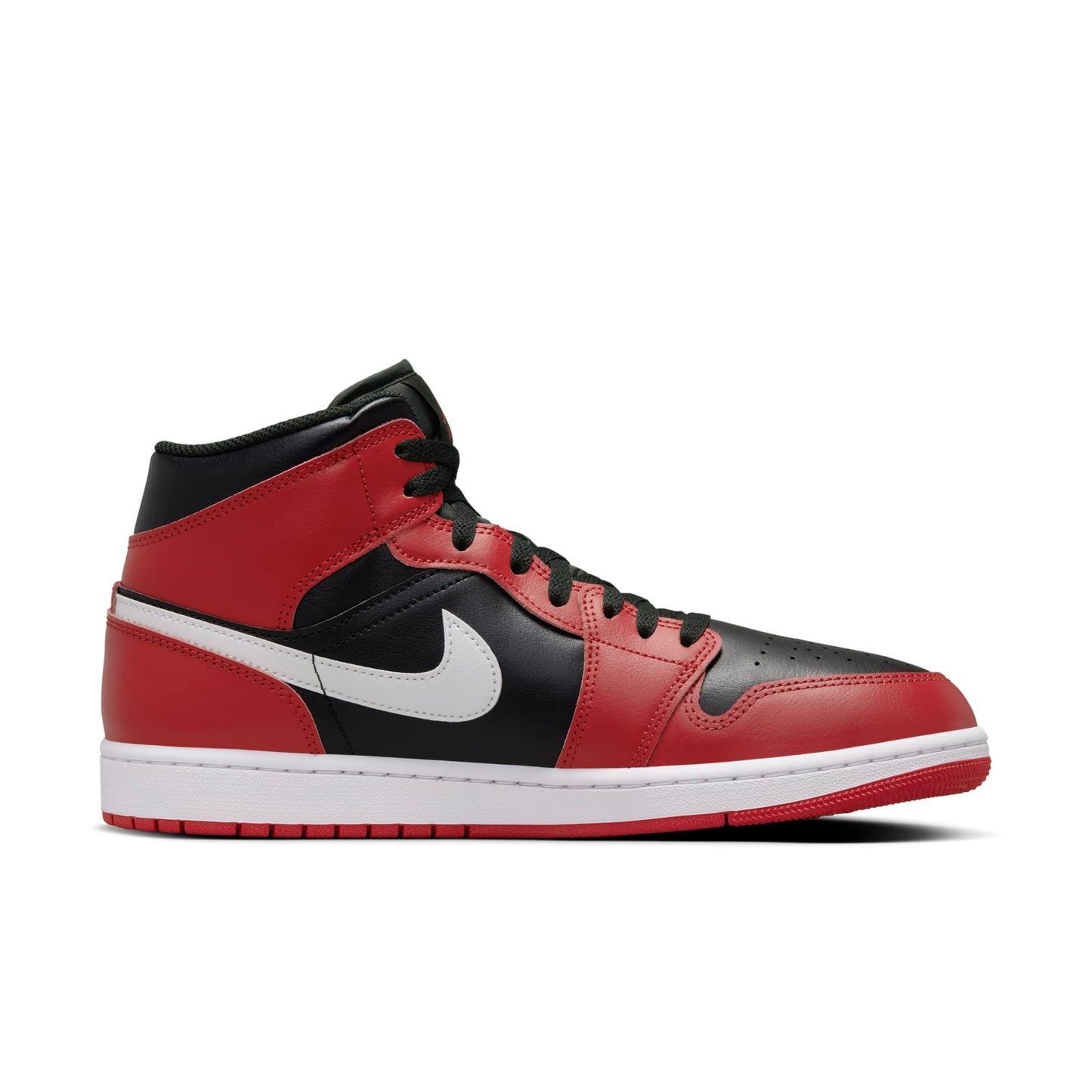 Men's Air Jordan Retro 1 Mid 'Gym Red Black White (2024)'
