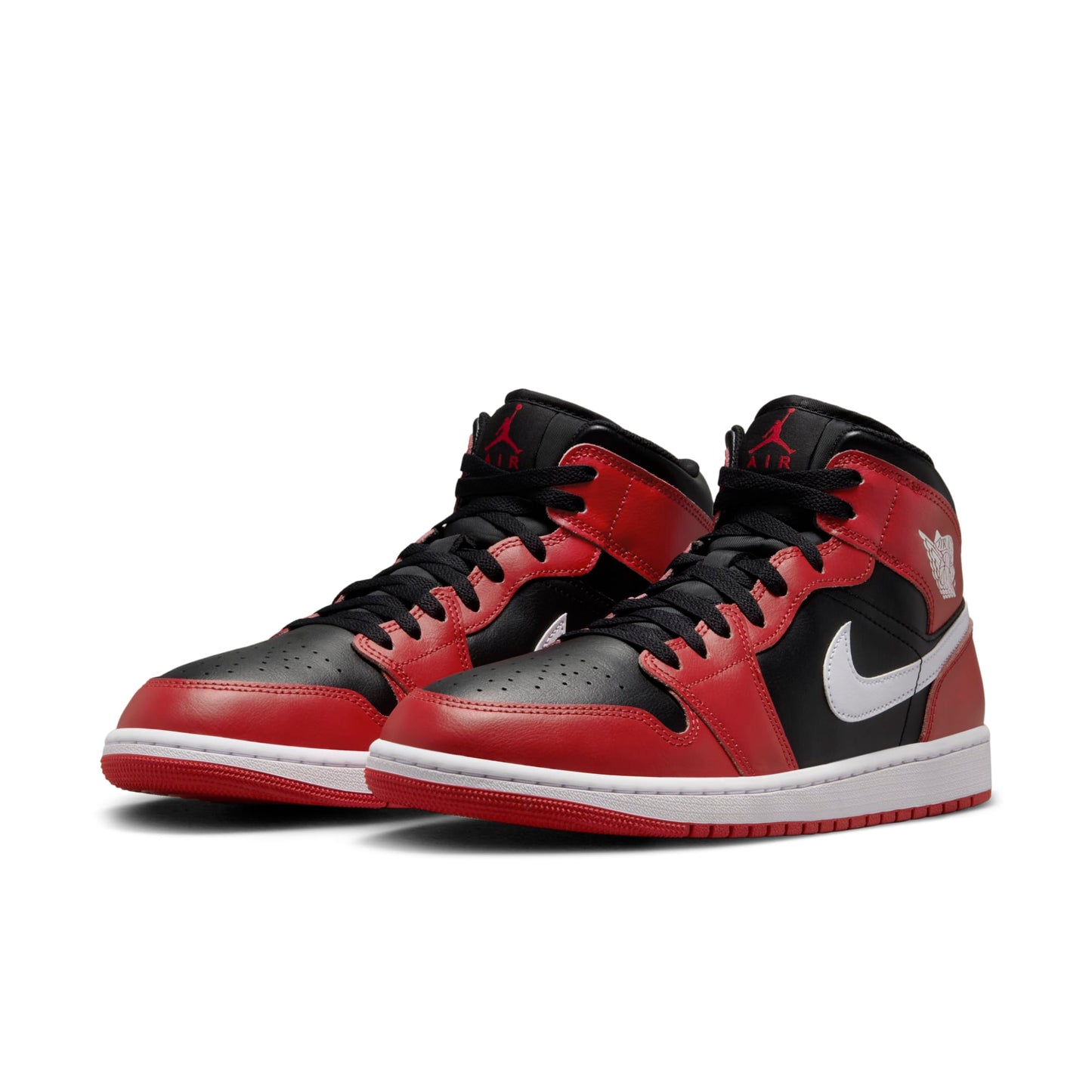 Men's Air Jordan Retro 1 Mid 'Gym Red Black White (2024)'