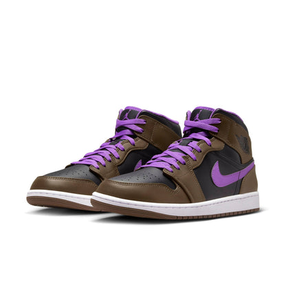 Air Jordan Men's Retro 1 Mid 'Purple Mocha'