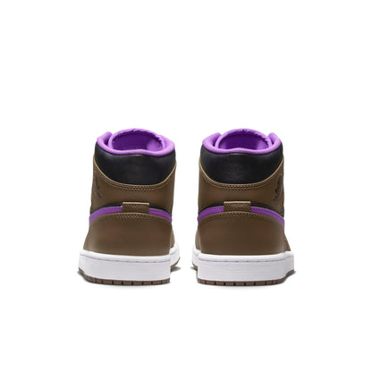 Air Jordan Men's Retro 1 Mid 'Purple Mocha'