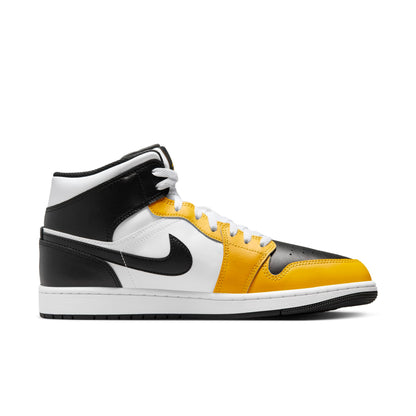 Air Jordan Men's Retro 1 Mid 'Yellow Ochre' Sneakers