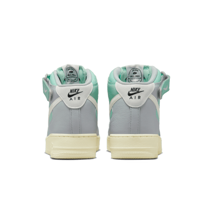 Nike Men's Air Force 1 Mid '07 Lx 'Grey Fog Enamel Green' Sneakers