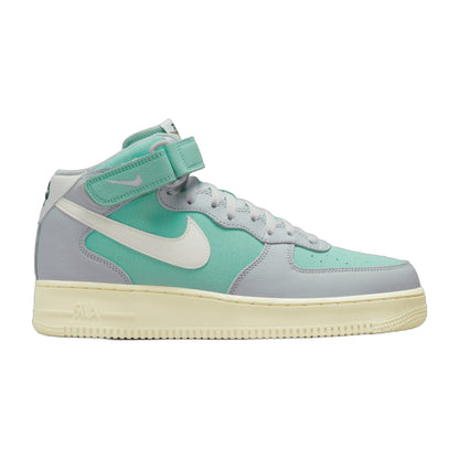 Nike Men's Air Force 1 Mid '07 Lx 'Grey Fog Enamel Green' Sneakers