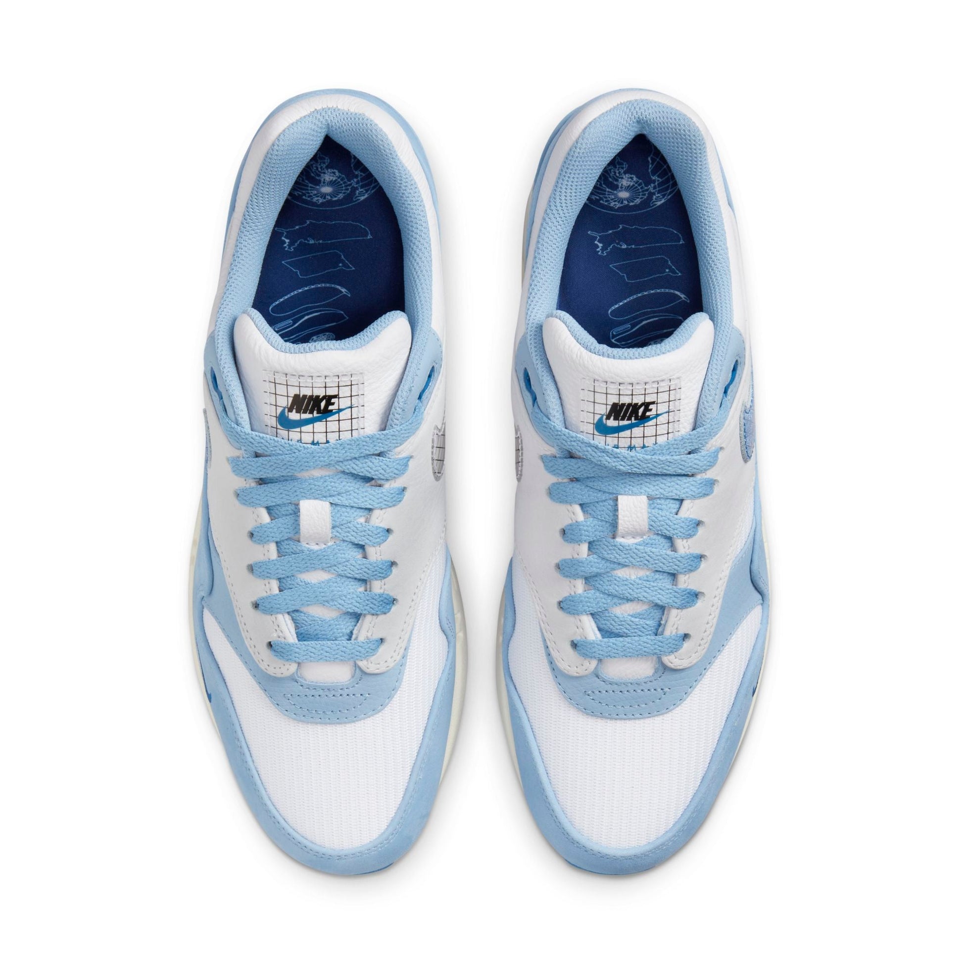 White/Dark Marina Blue/Leche Blue-