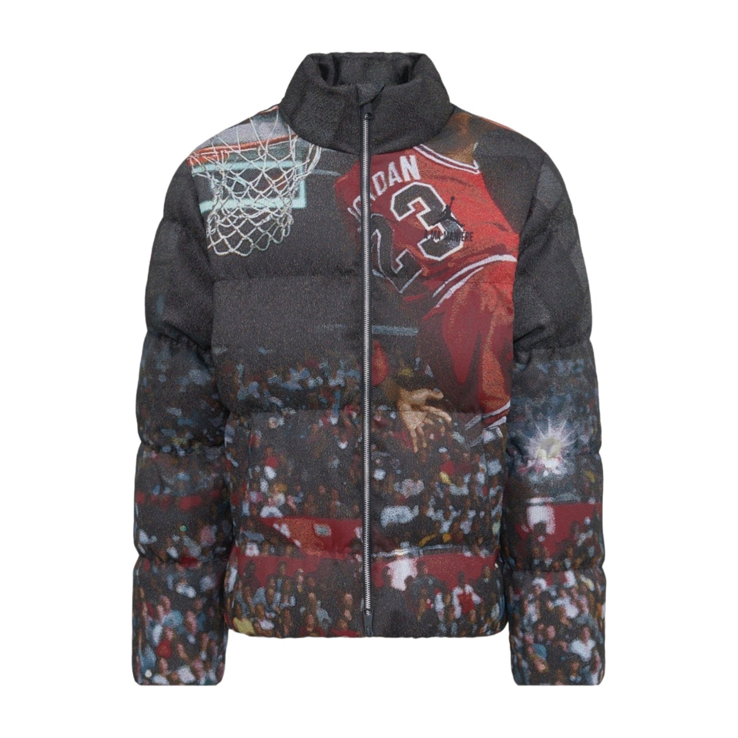 Air Jordan Men's X A Ma Maniere All Over Print Puffer Jacquard Down Fill Jacket