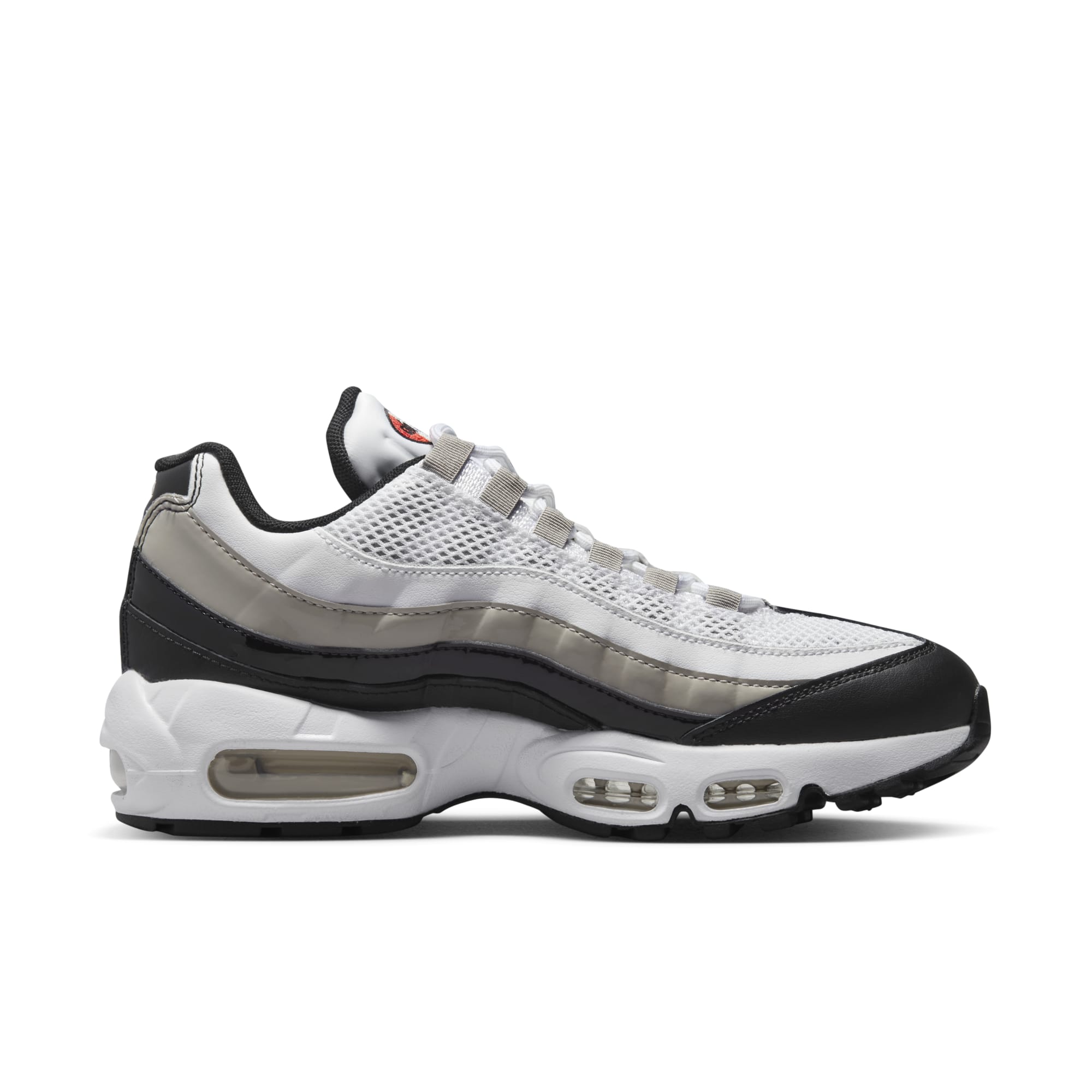 Nike Women's Air Max 95 'White Light Iron Ore Black Patent