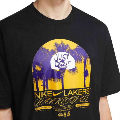 Nike Men's NBA Los Angeles Courtside Max 90 T-Shirt T-Shirts