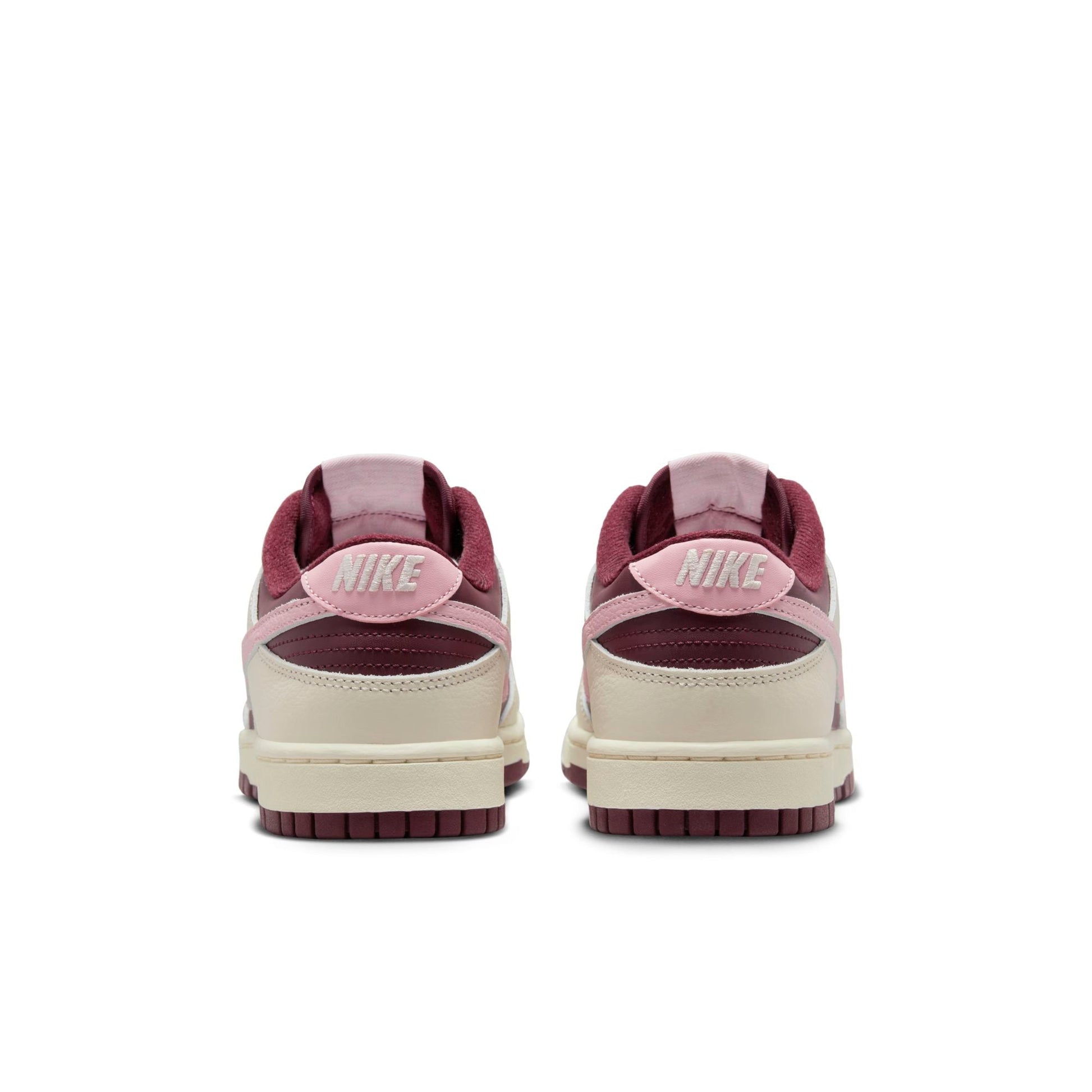 Pale Ivory/Medium Soft Pink-Night Maroon-