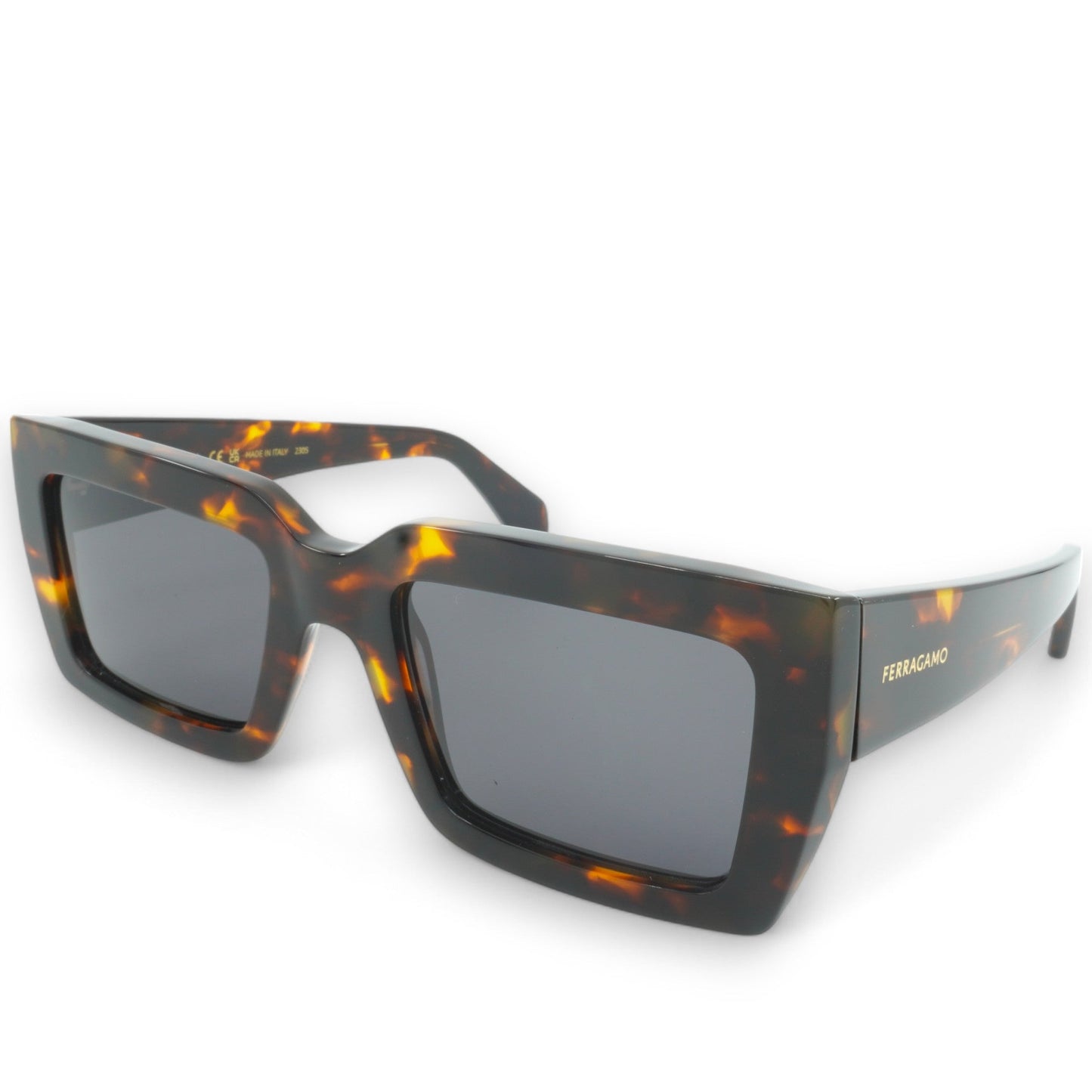 Unisex Salvatore Ferragamo Rectangle Sunglasses