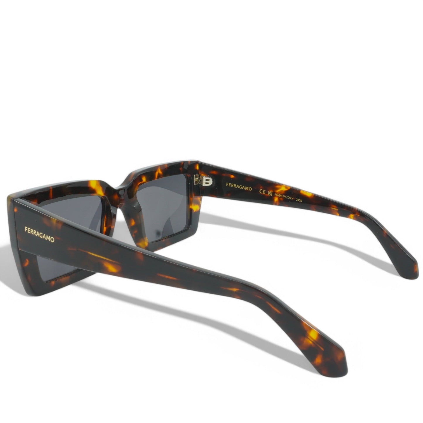 Unisex Salvatore Ferragamo Rectangle Sunglasses