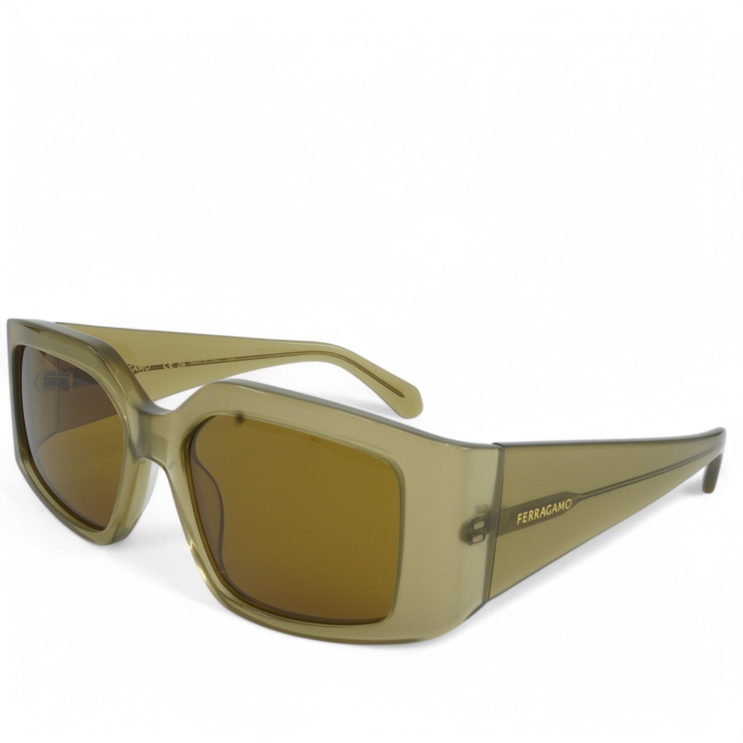 Unisex Salvatore Ferragamo Rectangle Sunglasses