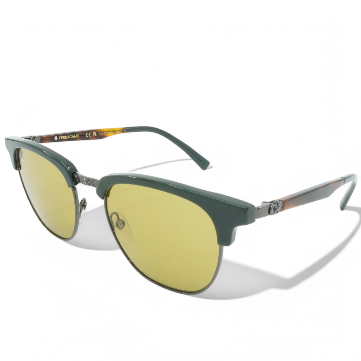 Unisex Salvatore Ferragamo Round Sunglasses