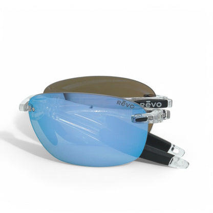 Revo Men's Descend Fold Polarized Sunglasses