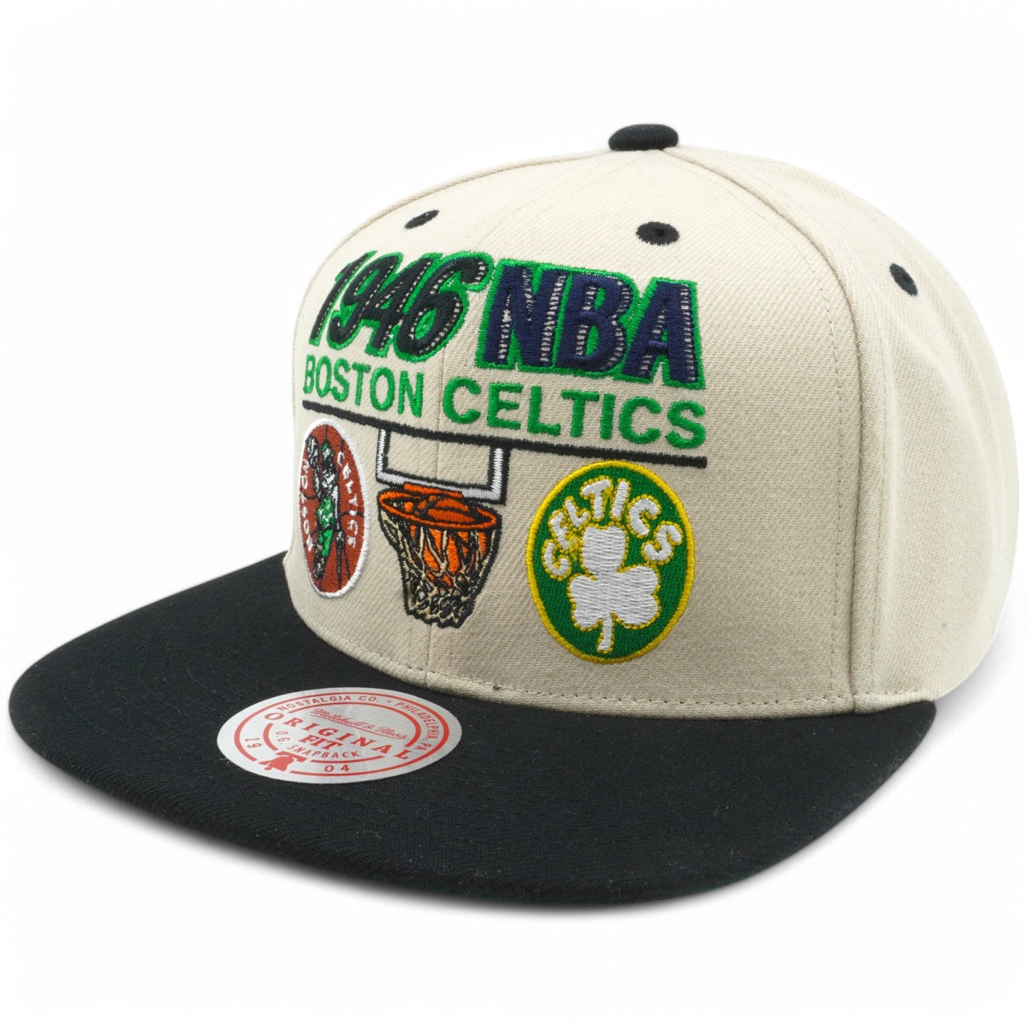 Men's Mitchell & Ness NBA First Of Many Snapback Hwc Celtics