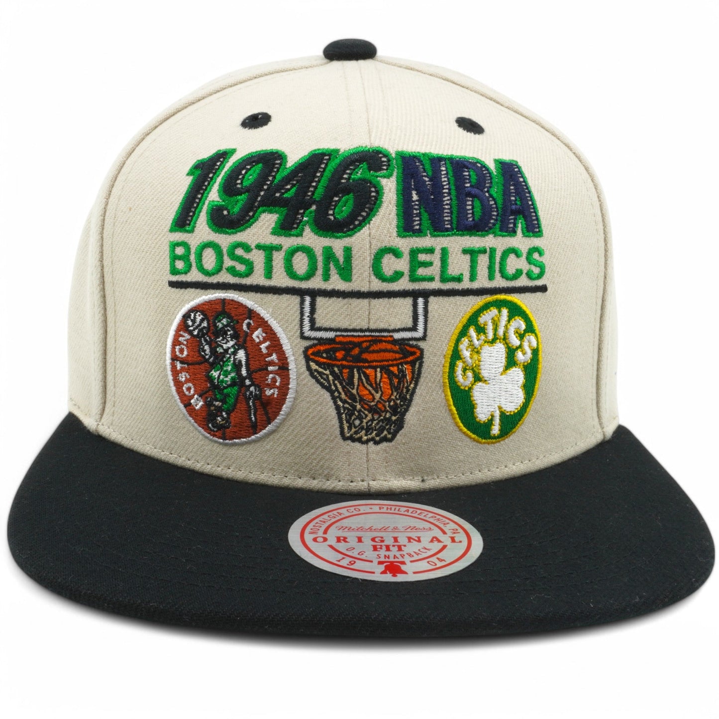 Men's Mitchell & Ness NBA First Of Many Snapback Hwc Celtics