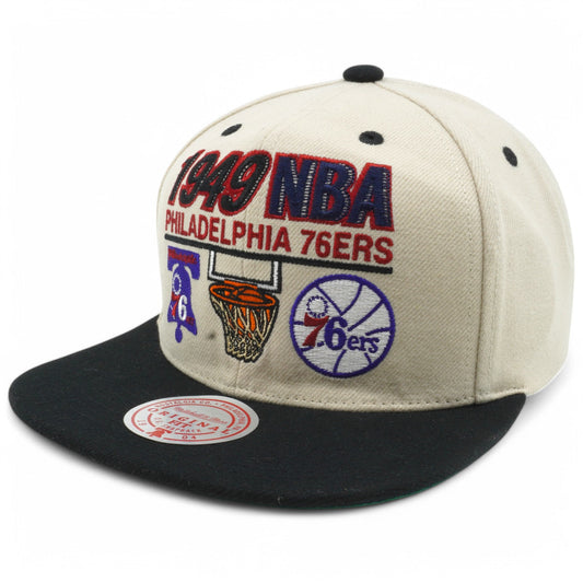 Men's Mitchell & Ness NBA First Of Many Snapback Hwc 76Ers