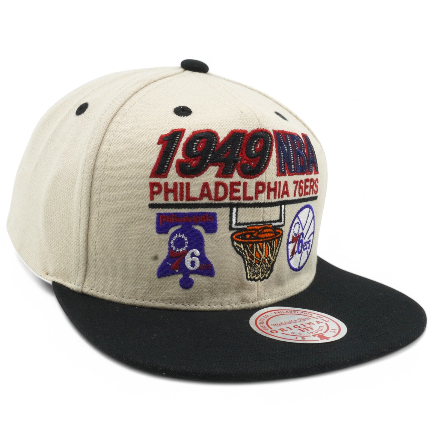 Men's Mitchell & Ness NBA First Of Many Snapback Hwc 76Ers