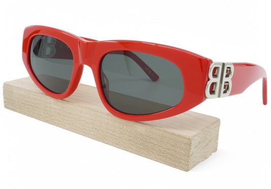 Women's Balenciaga Cat Eye Sunglasses - Red
