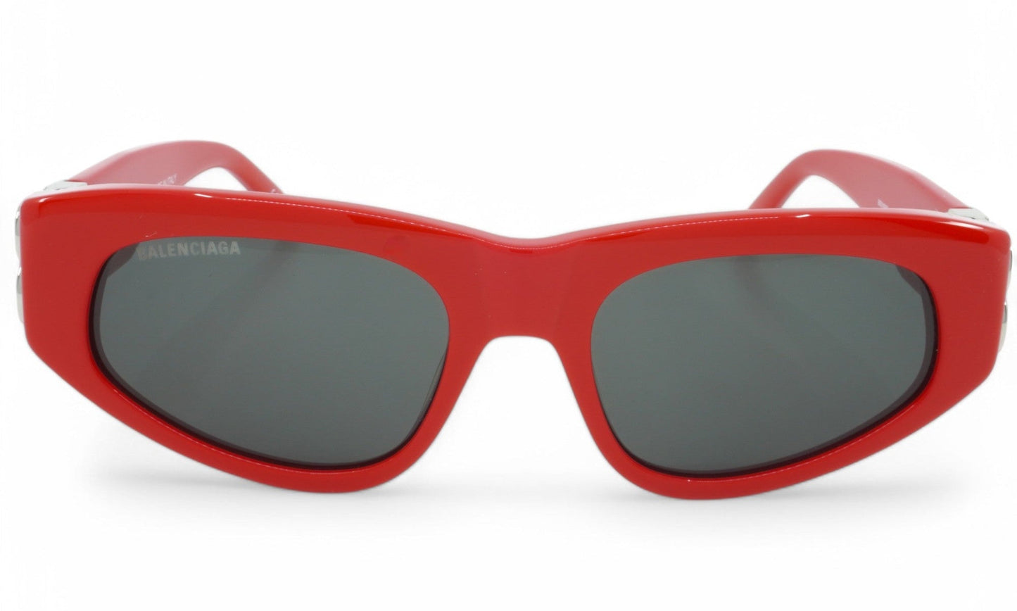 Women's Balenciaga Cat Eye Sunglasses - Red