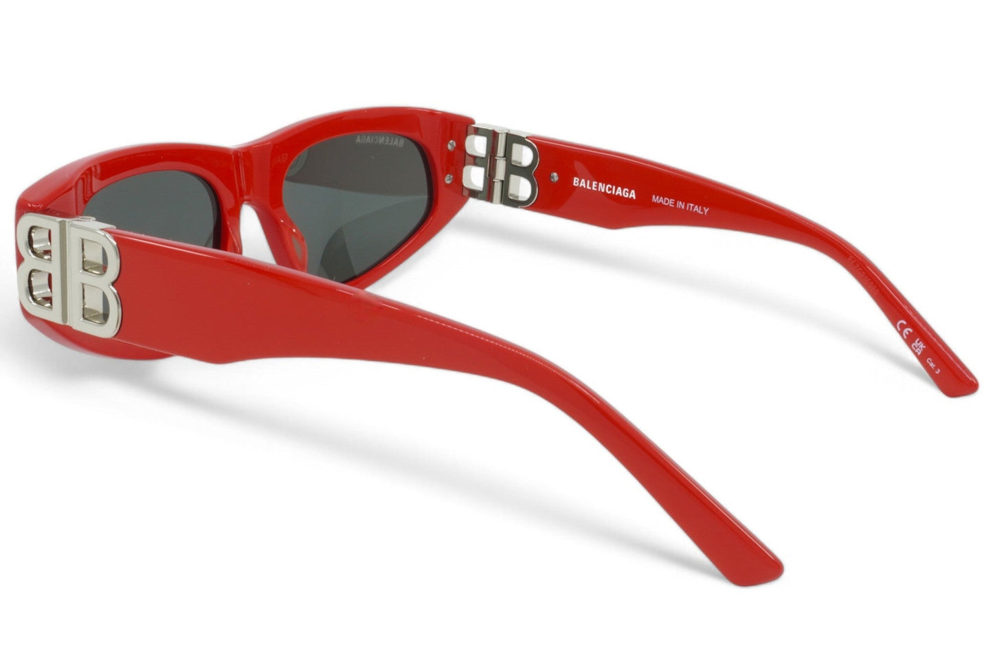 Women's Balenciaga Cat Eye Sunglasses - Red