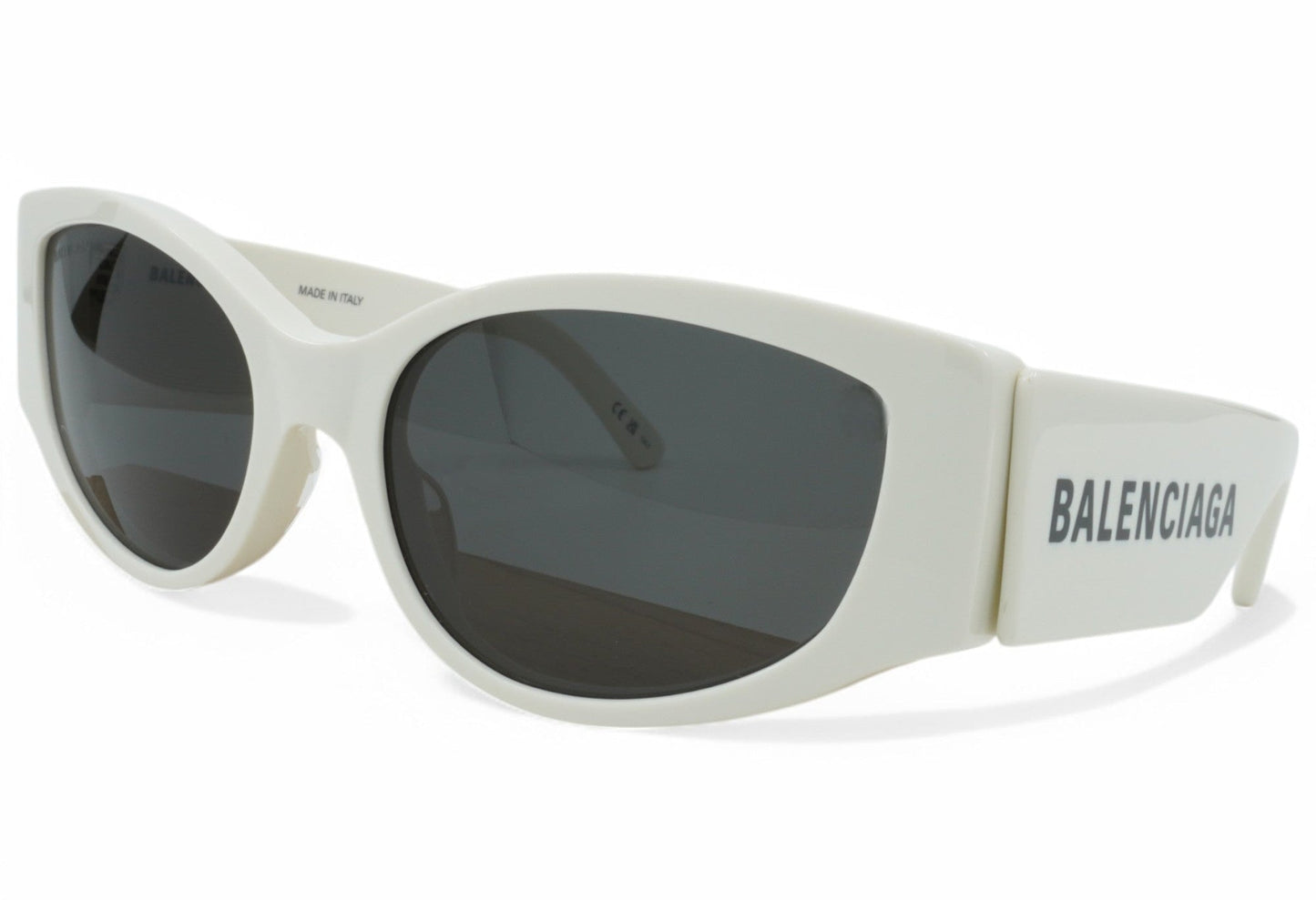 Women's Balenciaga Cat Eye Sunglasses - White