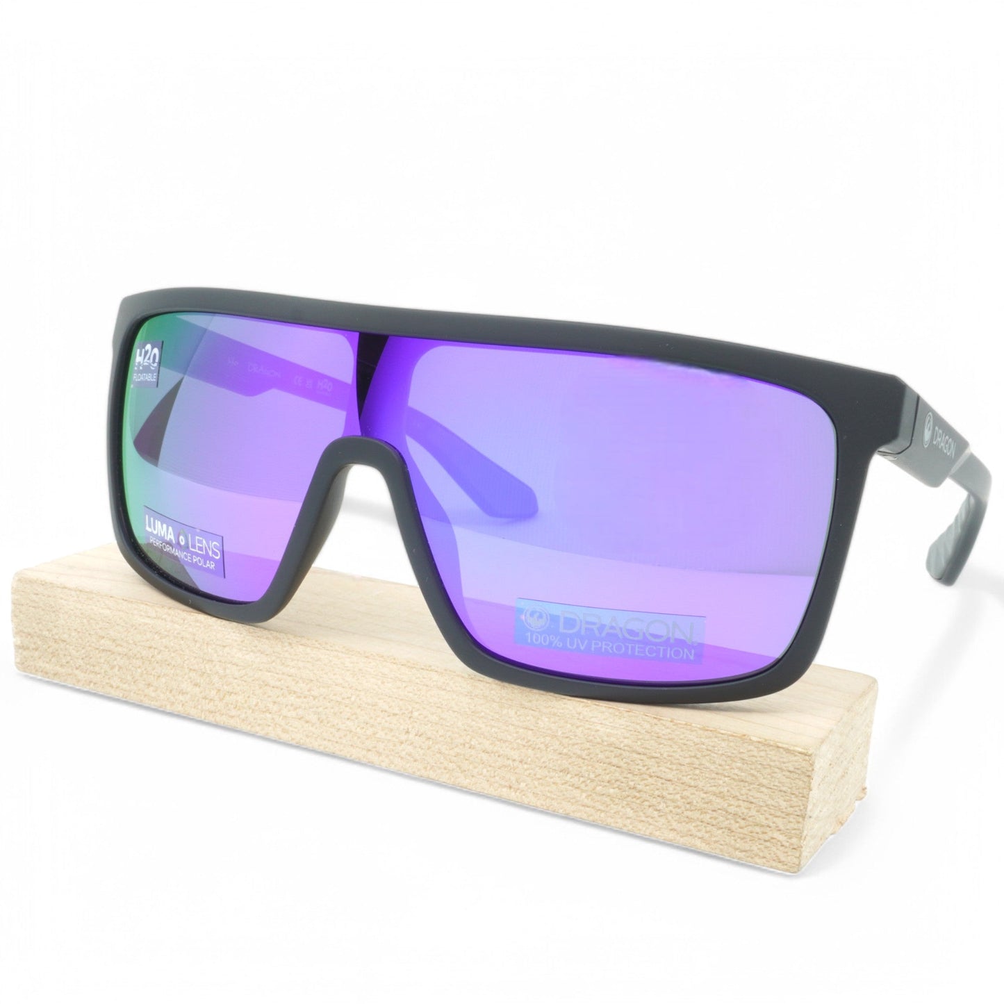 Dragon Unisex Rectangle Polarized Sunglasses - DRS1002-003