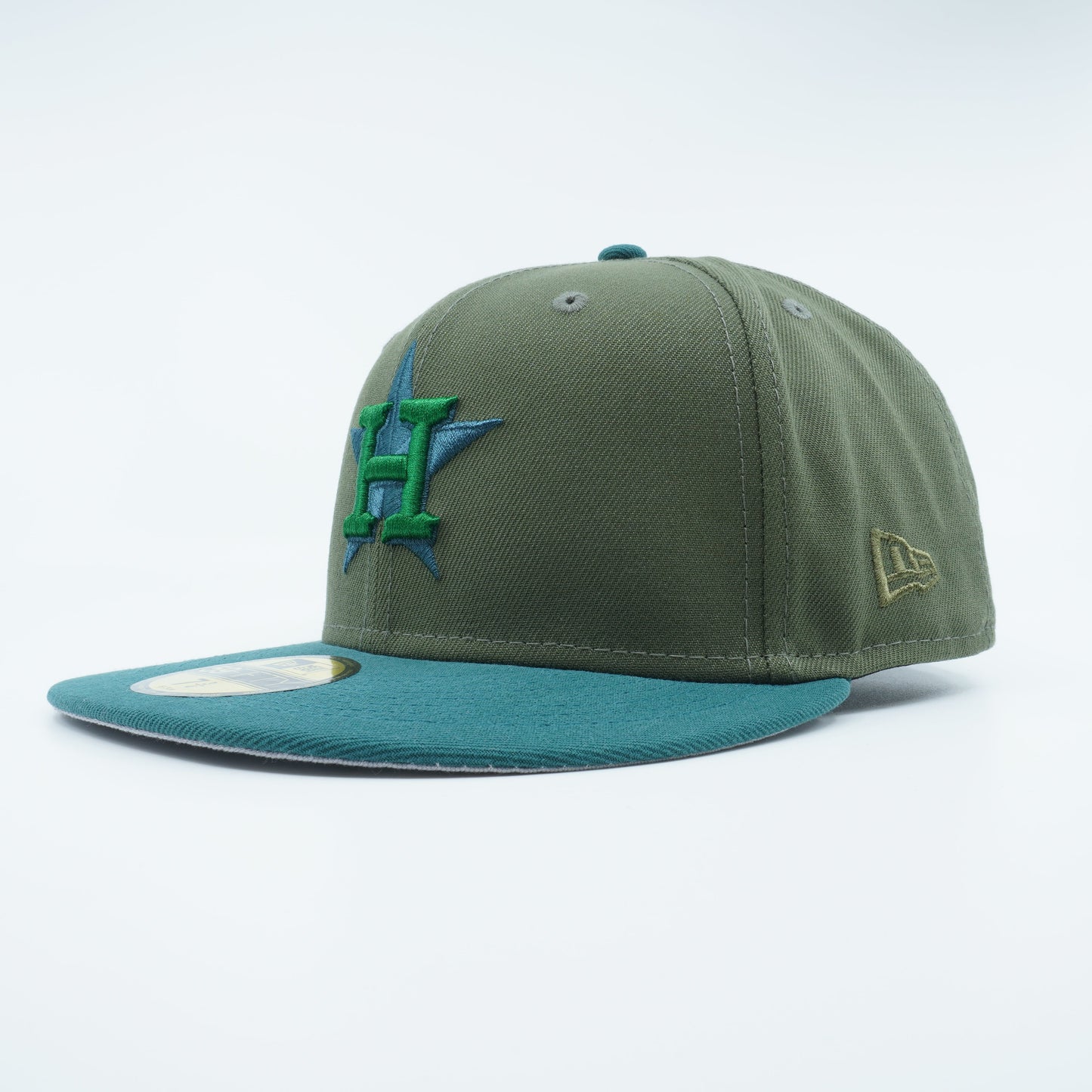 Olive Green/Green Brim-