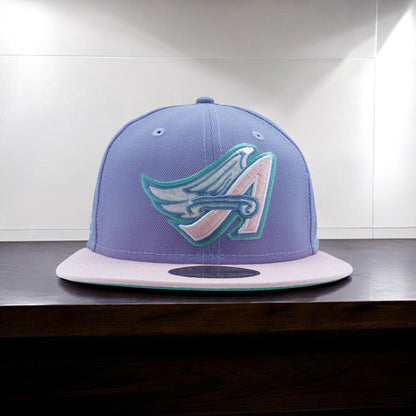 New Era Men's MLB Anaheim Angels 5950 Fitted '50Th Anniversary' Hats