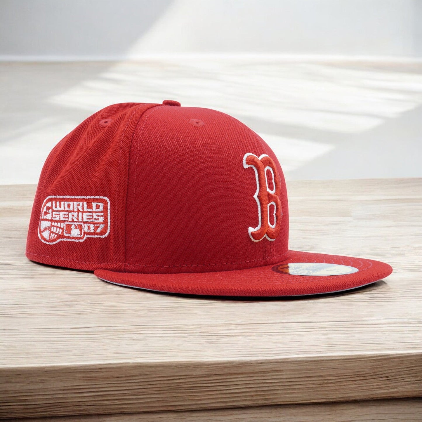 Men's New Era MLB Boston Red Sox 5950 Fitted 'World Series 07' - Red