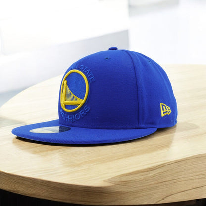 New Era Men's NBA Golden State Warriors Logo Popped 59Fifty Fitted