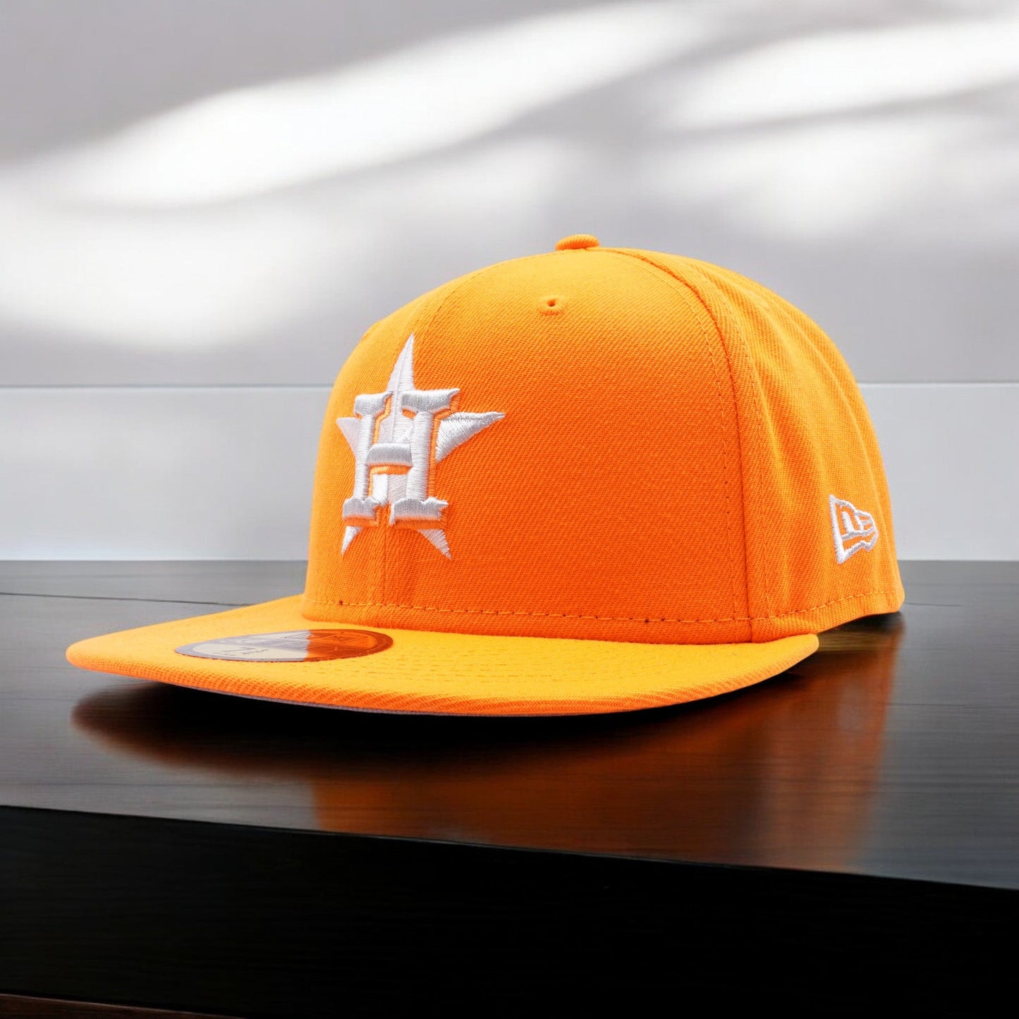 New Era Men's MLB Houston Astros 5950 Fitted-Hunter Flame Orange Gubs Hats