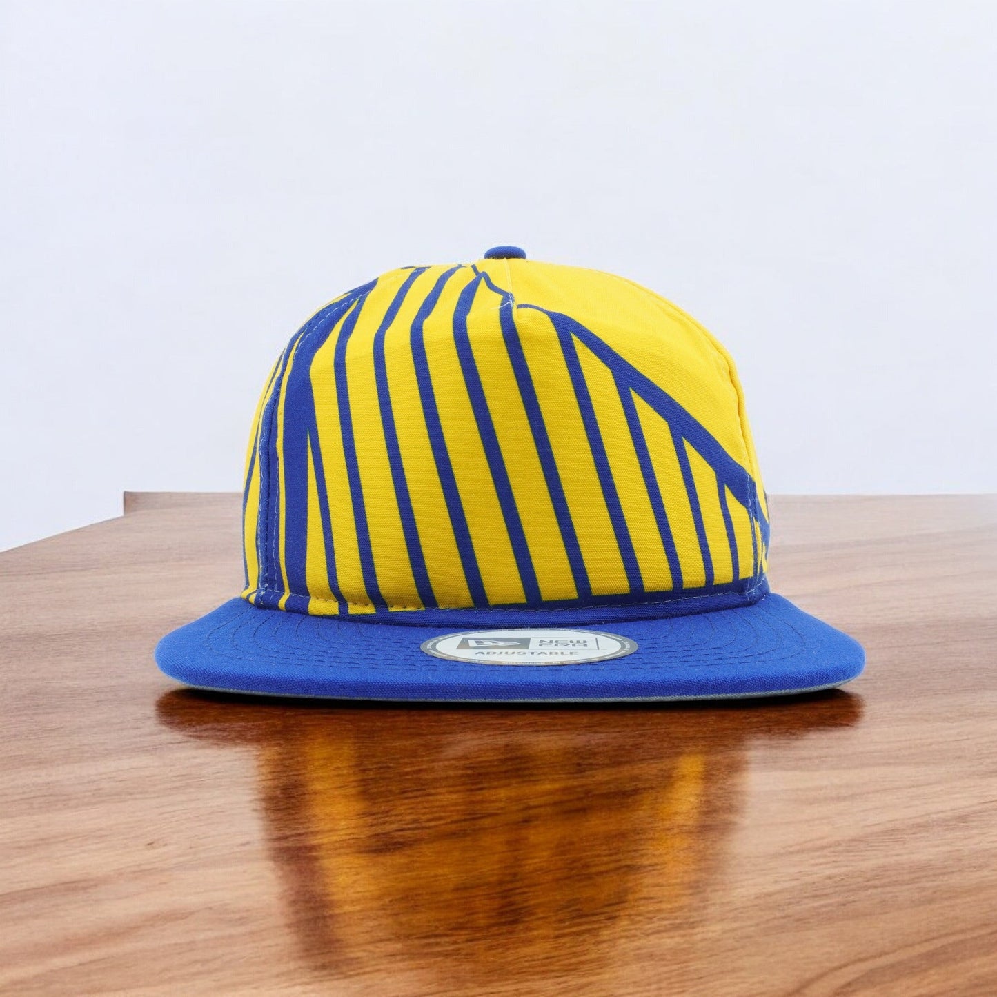 Men's New Era NBA Gs Warriors Street Flow Snapback - Blue/Yellow
