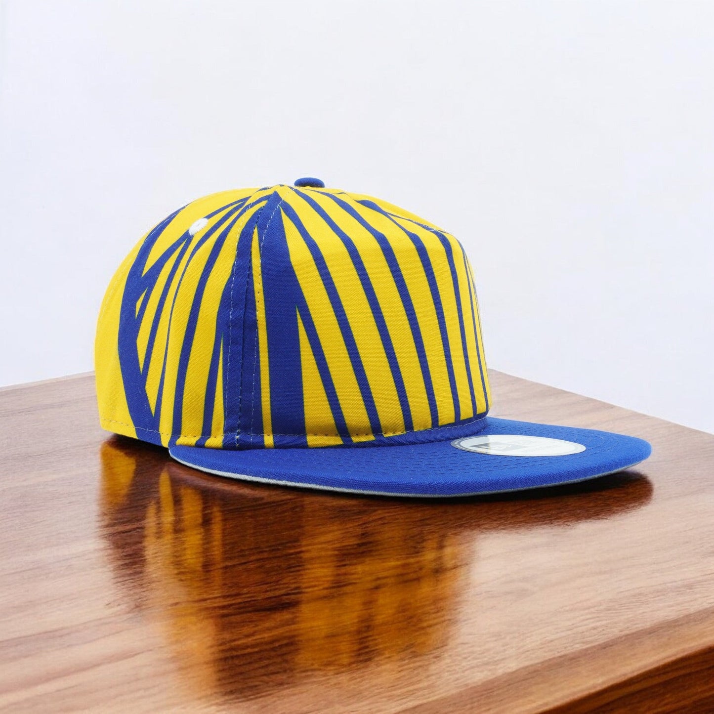 Men's New Era NBA Gs Warriors Street Flow Snapback - Blue/Yellow