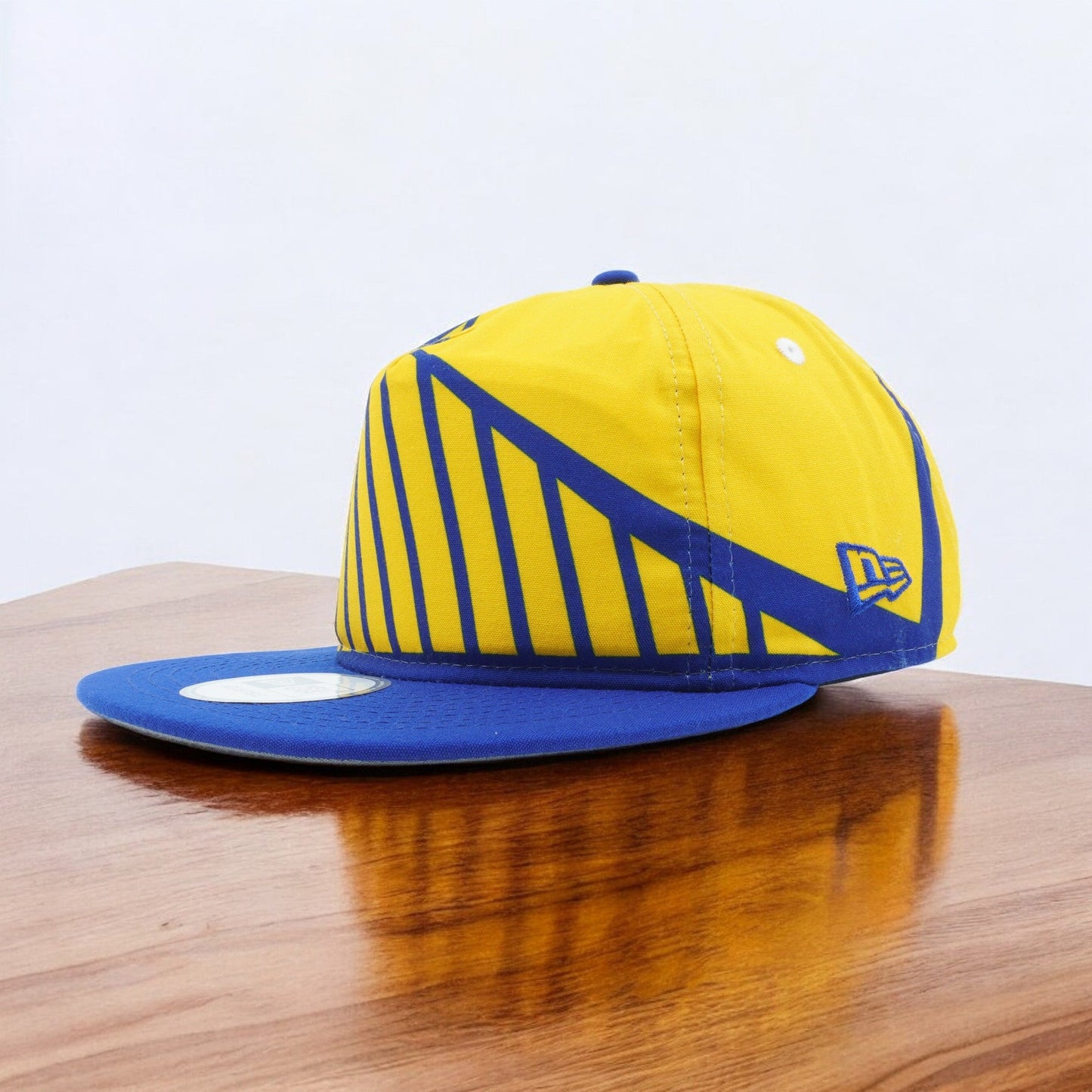 Men's New Era NBA Gs Warriors Street Flow Snapback - Blue/Yellow