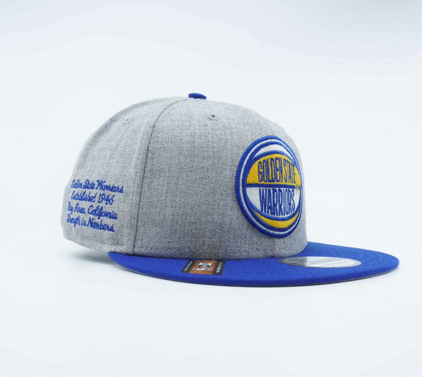 Men's New Era NBA Gs Warriors 950 Snapback 2019 Draft - Gray/Blue