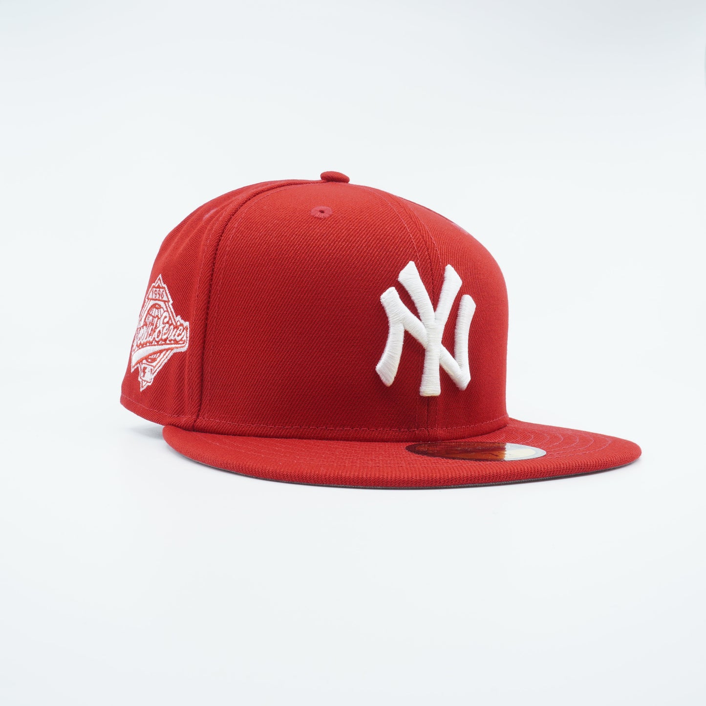 New Era Men's MLB Ny Yankees 5950 Fitted 'Side Pacth World Series'-Red