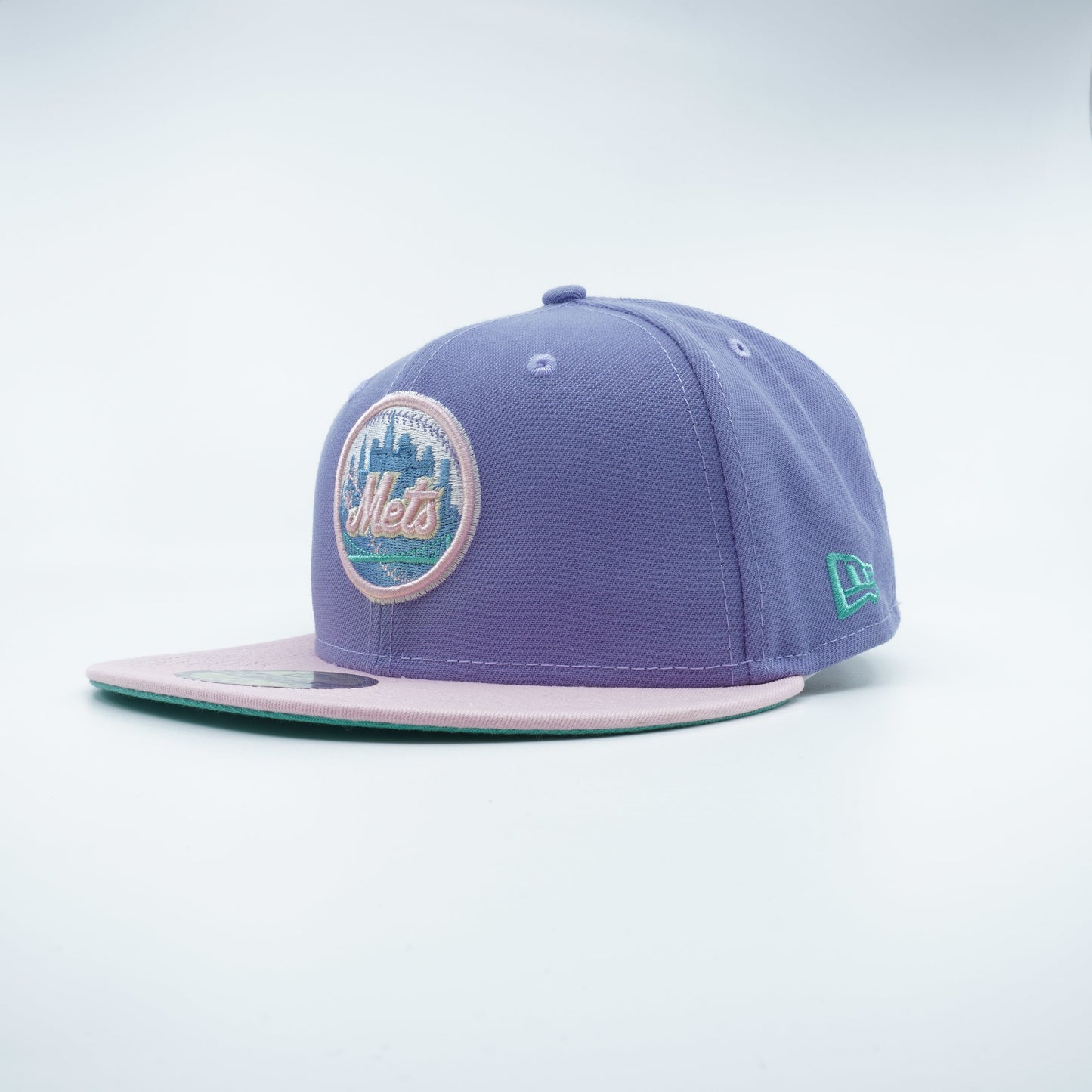 New Era Men's MLB Ny Mets 5950 Fitted 'World Series 69 Lav Pink'