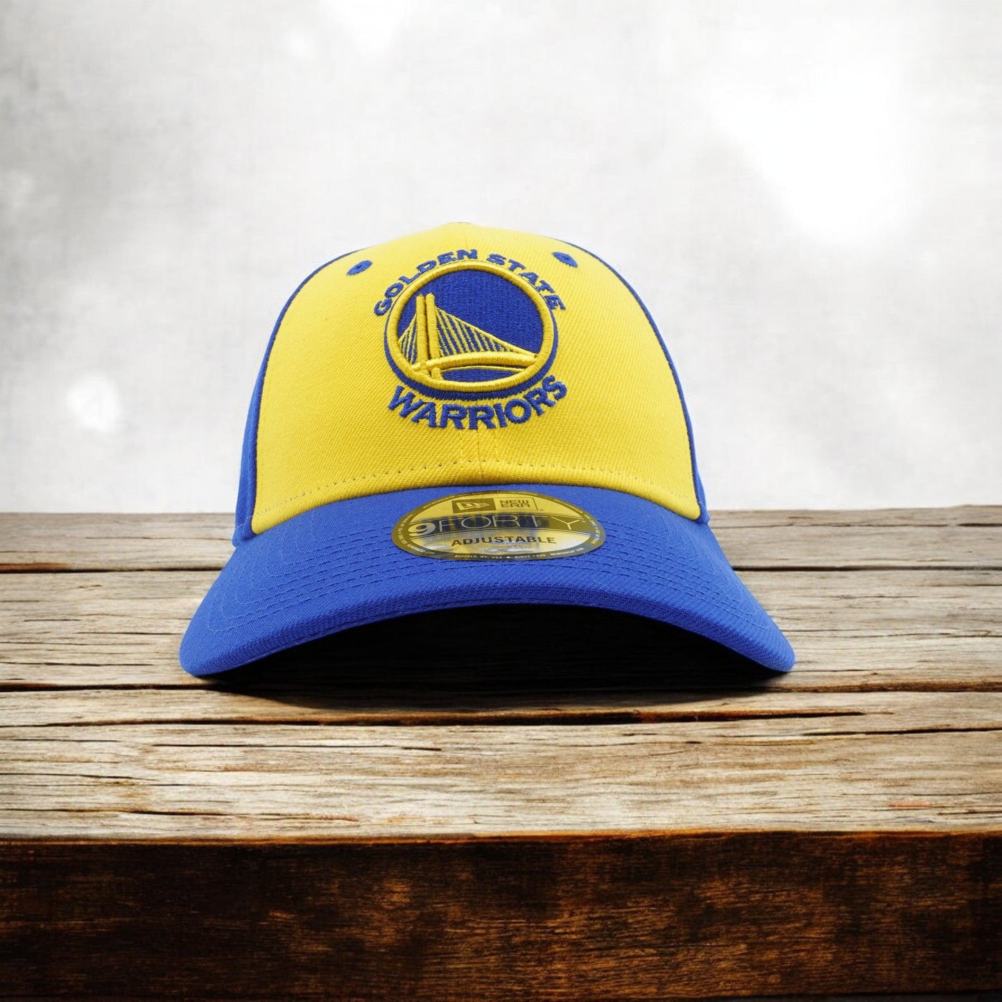 Men's New Era NBA Gs Warriors 940 Snapback Free Throw - Blue/Yellow