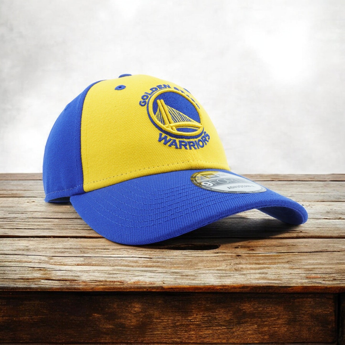 Men's New Era NBA Gs Warriors 940 Snapback Free Throw - Blue/Yellow