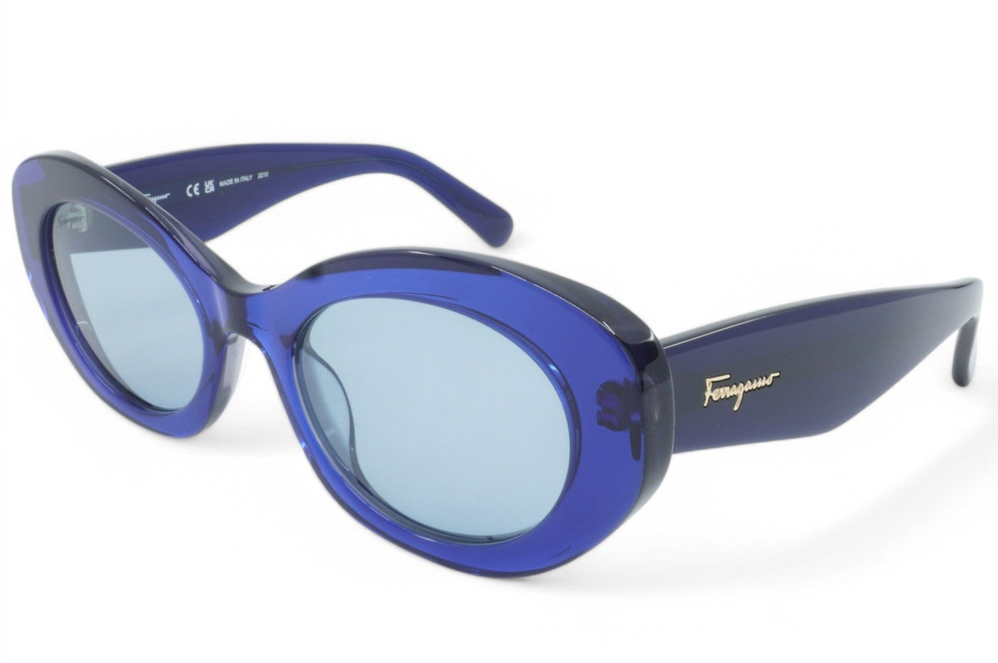 Unisex Salvatore Ferragamo Oval Sunglasses