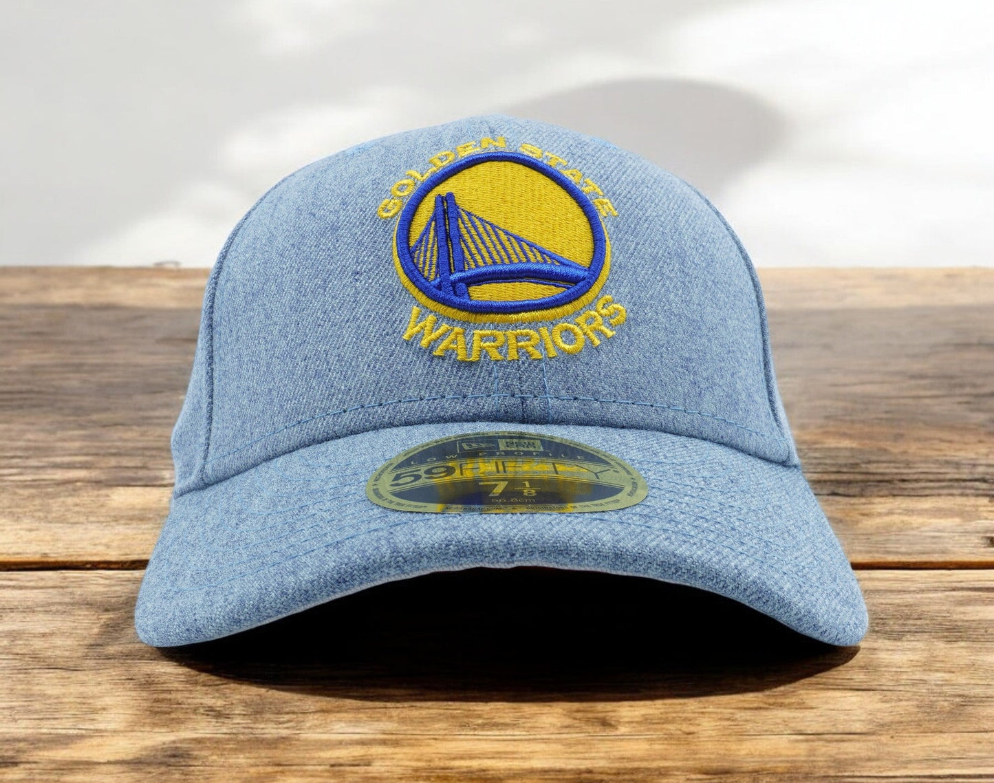 New Era Men's NBA Gs Warriors Heather Ace "On The Court" 5950 Fitted